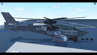 Custom Attack Helicopter  Plane Crazy  Roblox [upl. by Karlotta]