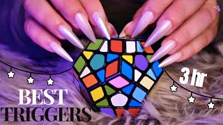 ASMR Best Triggers For Sleep Compilation No Talking Tapping amp Scratching [upl. by Quintina]