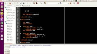 Advanced Fortran Programming  024  Interfacing Module Procedures [upl. by Omocaig]