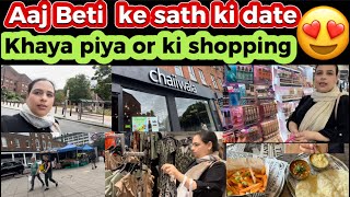 Date with daughter  eating amp shopping  funday  Urdu amp punjabi [upl. by Roswald]