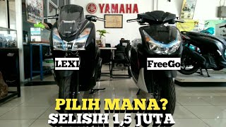 PERBEDAAN MAXI YAMAHA LEXI 2023 vs FREEGO 2023 I BEDA 15 JUTA [upl. by Lyell]