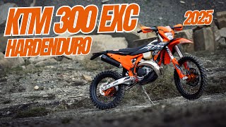 Unveiling the Ultimate Enduro Bike  The 2025 KTM 300 EXC HARDENDURO  Motorbikespace [upl. by Glover]