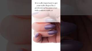 Professional Stiletto Nail Care Why It Matters for Perfect Nails [upl. by Ecinad]