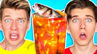 The Smoothie Challenge GOOD vs GROSS Learn DIY Edible Real Gummy Food Sour Candy Drink How To [upl. by Nomolas29]