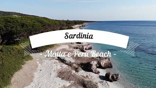 Matta e Peru Beach Budoni Sardinia by drone [upl. by Dun]