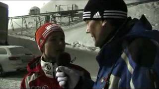 Skisprung TV  Interview mit Tobias Bogner  02022010 [upl. by Nooj23]