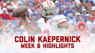 Every Colin Kaepernick Completion amp Run from His 1st Start of Season  NFL Week 6 Player Highlights [upl. by Caria238]