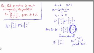 Orthogonal Diagonalization [upl. by Pros]