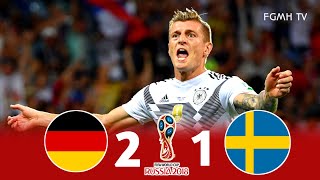 Germany 2×1 Sweden  2018 World Cup Extended Highlights amp All Goals HD [upl. by Neron]