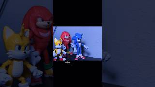 Sonic movie 3 stop motion shadow meets sonic tails amp knuckles [upl. by Miles]