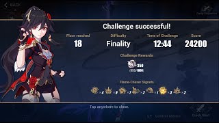 WEEKLY ELYSIAN REALM Shadow Knight  Consecutive Normal Punch in Finality  72 patch honkai [upl. by Mary805]