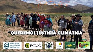 JUSTICIA CLIMÁTICA CON MIRADA DESDE LAS MUJERES Y NUESTROS PUEBLOS [upl. by Atiuqin]