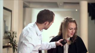 John Frieda FrizzEase® transforms naturally curly hair to a sleek straight style [upl. by Ahsemad]