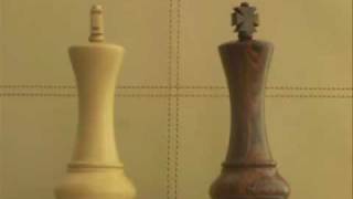 Contemporary Triple Weighted Rosewood Chess Set [upl. by Eimerej803]