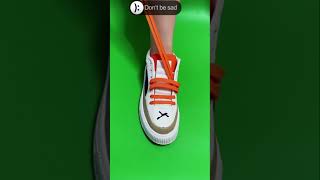 How to tie shoelaces Creative ways to tie shoelaces Shoes lace styles shoelaces tieshoes shorts [upl. by Ocire]