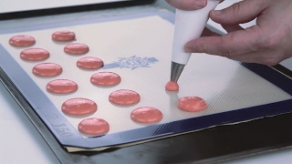 How to make Macaronage for Macarons  Le Cordon Bleu [upl. by Ilagam434]