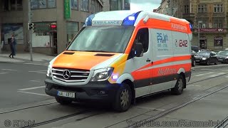 Prague Meditrans ambulance 153 responding  Praha Meditrans RZP 153 CZ  3092019 [upl. by Adnolahs386]