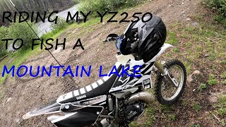 Dirtbiking in To Fish a Mountain Lake  South Okanagan [upl. by Loralyn]