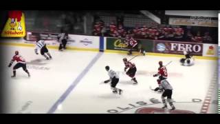 Huge hit by Zach Malatesta on Laplante Game 4 vs GAT [upl. by Annayoj]