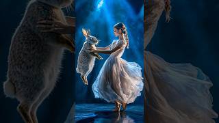 The woman fuses with a rabbit on AGT americagottelent magic fusion miracle [upl. by Mcnutt521]