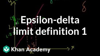 Epsilondelta limit definition 1  Limits  Differential Calculus  Khan Academy [upl. by Adaran]