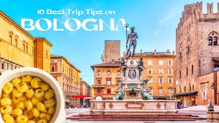 Visiting Bologna  Italy from Towers to Foodies a Tour in the City Center 10 Best Trip Tips  4K [upl. by Aihtennek]