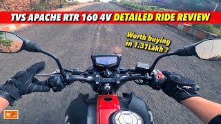 Tvs Apache RTR 160 4V Detailed Review  Should you buy in 2023 [upl. by Three]