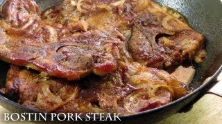 Boston Pork Butt Steak  recipe [upl. by Nilre]