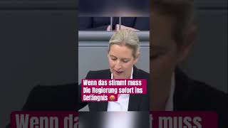 Regierung sofort zurücktreten regierungszeitistabgelaufen afdwählen afd aliceweidel politik [upl. by Nyltak]