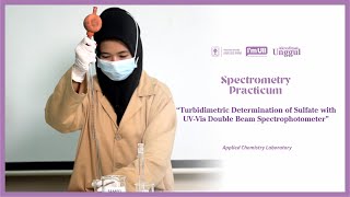 Turbidimetric Determination of Sulfate with UVVis Double Beam Spectrophotometer [upl. by Ailla237]