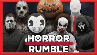 HORROR ROYAL RUMBLE feat Slenderman Bendy Pennywise amp More [upl. by Illona]