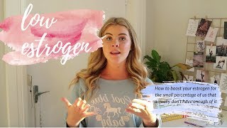 How to increase low estrogen naturally  my top 3 tips [upl. by Bj]