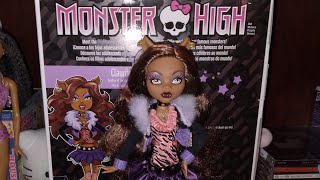 Monster high Clawdeen wolf 2024 creeproduction doll review [upl. by Ylrebnik]