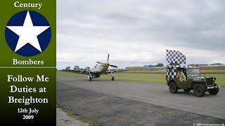 Breighton Airfield  P51 Mustangs amp Follow Me Jeep [upl. by Gautious265]