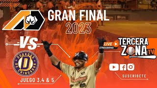 ALGODONEROS VS DORADOS  FINAL 2023  JUEGO 5 [upl. by Daugherty]