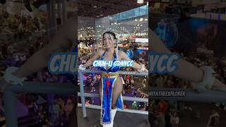 Wore my ChunLi cos At NYCC 💙 foryou viralvideo ootd javitscenter nycc foryou [upl. by Duck692]