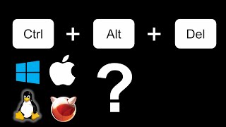 What happens if you press CtrlAltDel in different OSes [upl. by Muhammad]