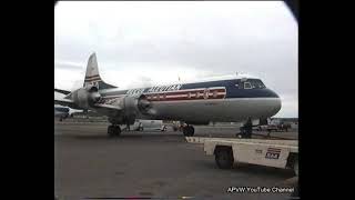 Lockheed L188 Electra in Anchorage Alaska [upl. by Platon]