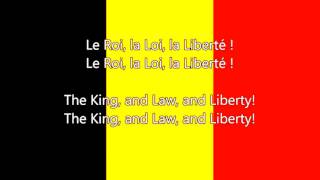 La Brabançonne  National Anthem of Belgium EnglishFrenchDutchGerman lyrics [upl. by Merp]