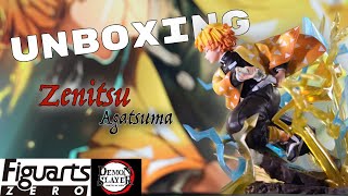 Unboxing Figurine DEMON SLAYER  Figurine Zenitsu Figuarts Zéro  Kimetsu No Yaiba Figure [upl. by Lanta]