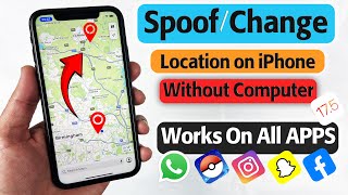 Update SpoofChange location on iPhone without Computer Only Way that Works On All the iOS Apps [upl. by Doubler]