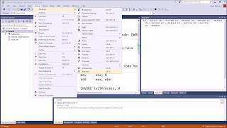 Assembly Tutorial Assembling Your First Assembly Program Using Visual Studio 2017 [upl. by Giarc198]