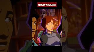 Jason blood fiery transformation Etrigan the demon  Young justice fyp viral trending [upl. by Eitsirk193]