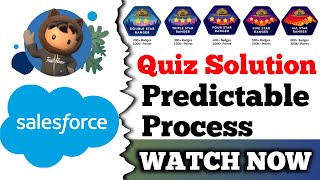 Predictable Process  Salesforce Trailhead  Quiz Solution [upl. by Avert537]