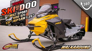 Walkaround  2025 SkiDoo MXZ® Sport 600 EFI 137 RipSaw 125 [upl. by Kathe]