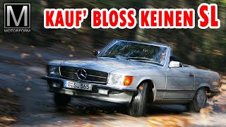 5 Gründe GEGEN einen Mercedes SL R107 [upl. by Buckden858]