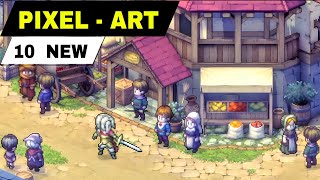 Top 10 NEW PIXELART GAMES Mobile  New release  New update  New game Pixel art for Android amp iOS [upl. by Naynek]