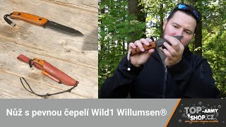 Nůž s pevnou čepelí Wild1 Willumsen® Nůž nejen do přírody Rigad [upl. by Greene]