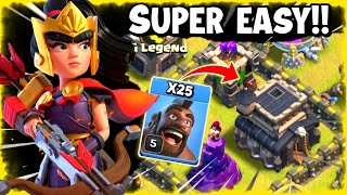 25 Hog Rider Is Enough  Best Th9 Hog Rider Attack Strategy 2024 Clash of Clans [upl. by Attenol]