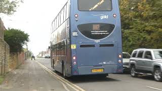 Stagecoach Midlands Scania N230UD ADL Enviro400 at Raunds  15843 VX62CTU [upl. by Jarlath]